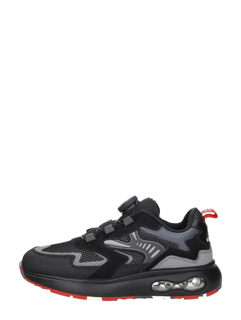 Red Rag Sneakers Laag, lage sneakers voor jongens in zwart