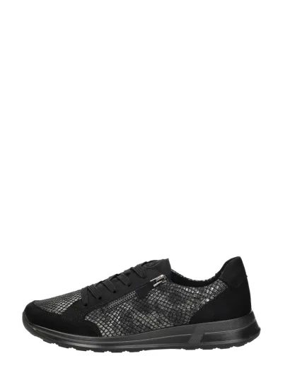Ara Osaka, lage veterschoenen voor dames in zwart, foto 1 van 4