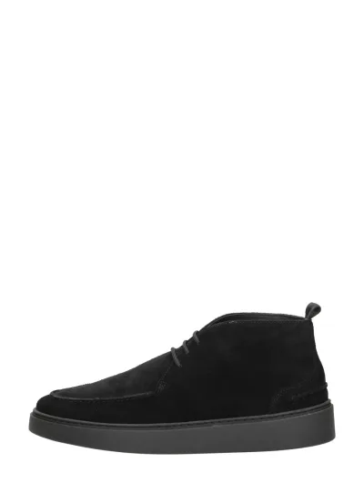 Sub55 Veterschoenen Hoog, hoge veterschoenen voor heren in zwart, foto 1 van 4