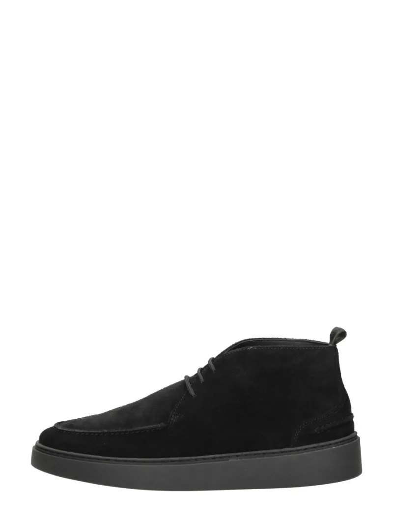 Sub55 Veterschoenen Hoog, hoge veterschoenen voor heren in zwart, foto 1 van 4