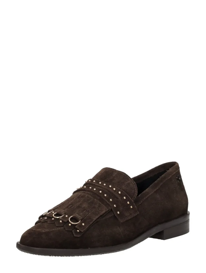 Lazamani Suus, mocassins & loafers voor dames in donkerbruin, foto 2 van 2