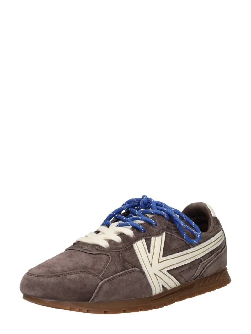 Kaotiko Sneakers Laag, lage sneakers voor dames in donkerbruin, foto 2 van 2