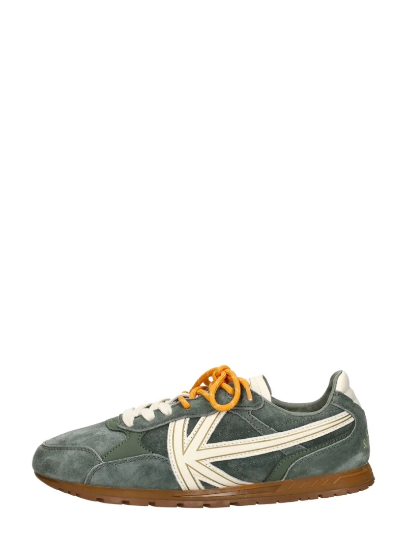 Kaotiko Sneakers Laag, lage sneakers voor dames in groen