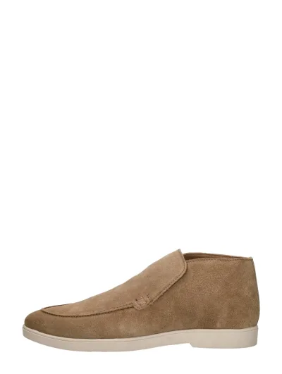 Sub55 Enkellaarzen, enkellaarsjes & boots voor heren in taupe, foto 1 van 4