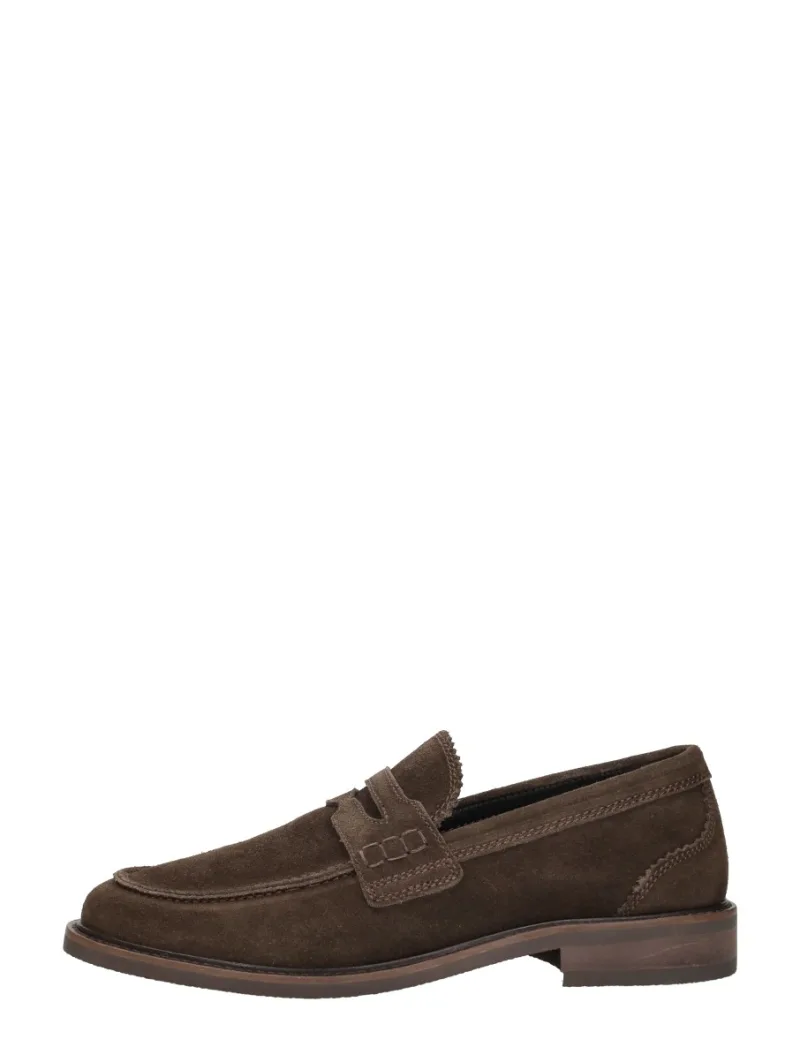 Sub55 Mocassin, mocassins & loafers voor heren in donkerbruin