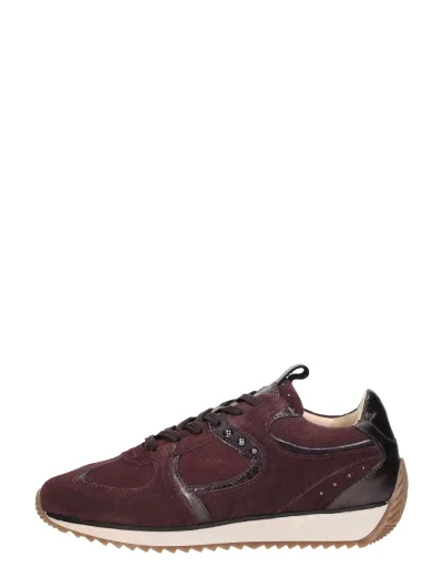 Sub55 Sneakers Laag, lage sneakers voor dames in bordeaux, foto 1 van 4