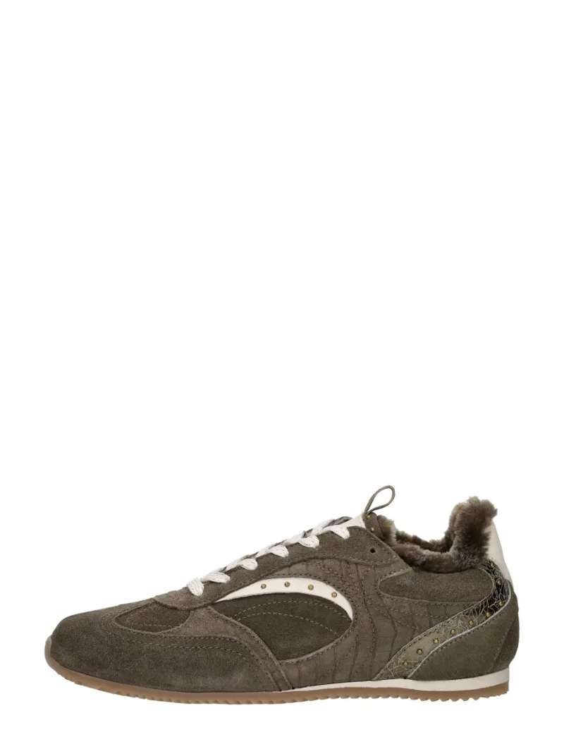 Sub55 Sneakers Laag, lage sneakers voor dames in groen