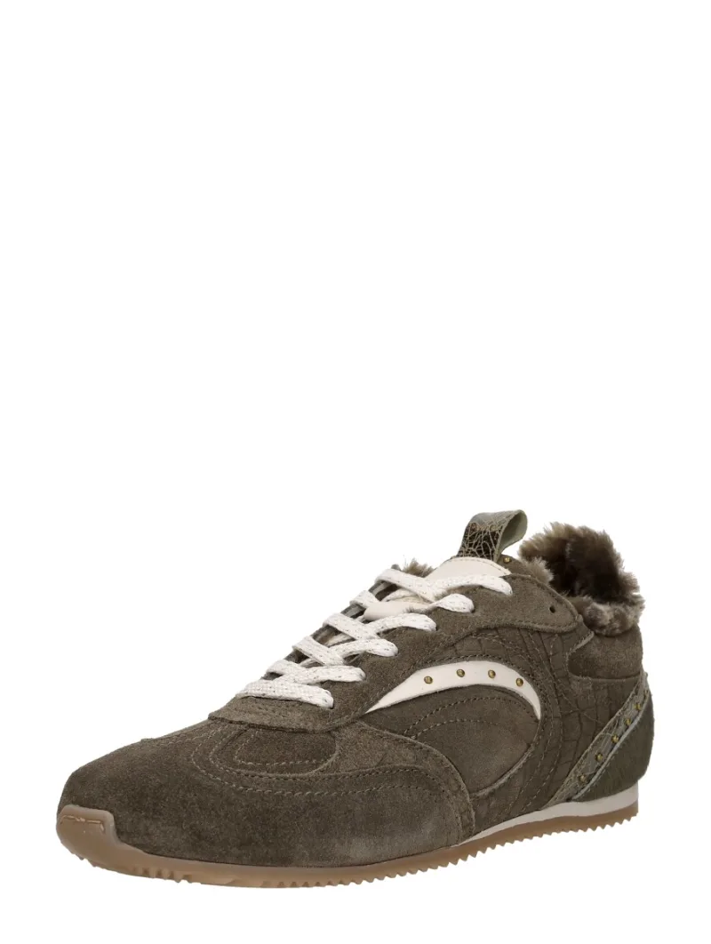 Sub55 Sneakers Laag, lage sneakers voor dames in groen, foto 2 van 2
