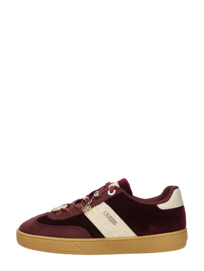 Guess Sneakers Laag, lage sneakers voor dames in bordeaux, foto 1 van 4