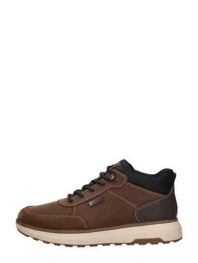 Rieker Veterschoenen Hoog, hoge veterschoenen voor heren in cognac, foto 1 van 4