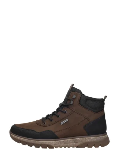 Rieker Veterschoenen Hoog, hoge veterschoenen voor heren in donkerbruin, foto 1 van 4
