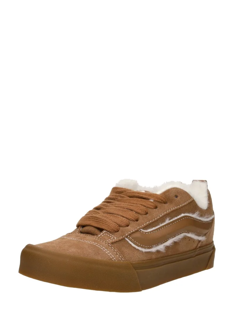 Vans Knu Skool cozy Chipmunk, lage sneakers voor dames in cognac, foto 2 van 2