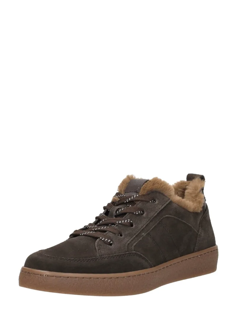 Gabor Sneakers Laag, lage veterschoenen voor dames in donkerbruin, foto 2 van 2