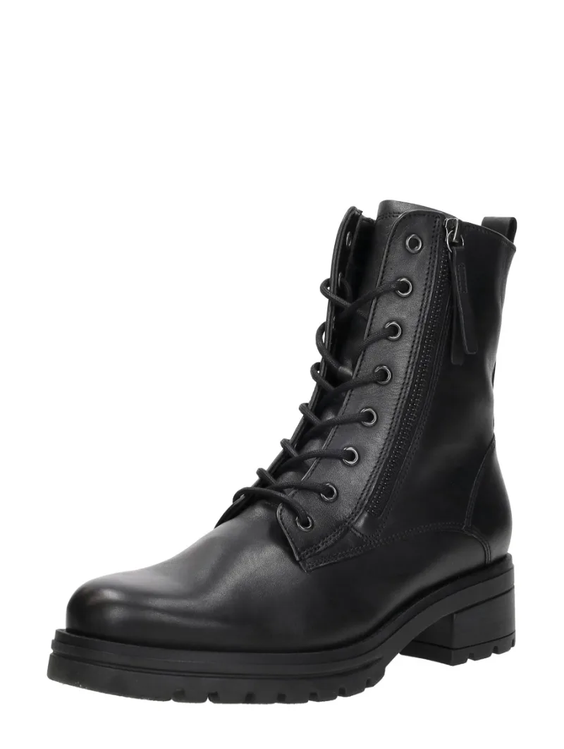 Gabor Veterschoenen Hoog, hoge veterschoenen voor dames in zwart, foto 2 van 2