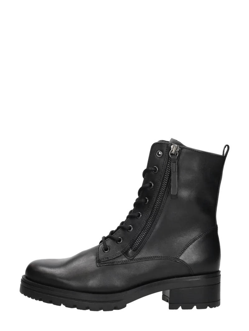 Gabor Veterschoenen Hoog, hoge veterschoenen voor dames in zwart, foto 1 van 4