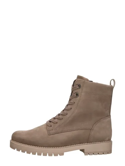 Gabor Veterschoenen Hoog, hoge veterschoenen voor dames in beige, foto 1 van 4
