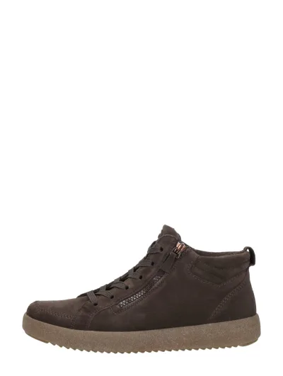 Ara Oslo, hoge veterschoenen voor dames in donkerbruin, foto 1 van 4