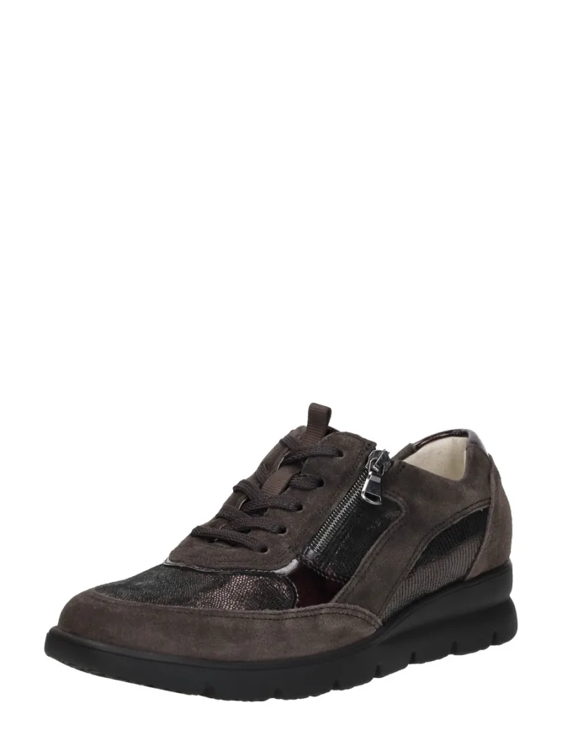 Waldläufer H-Bruni, lage veterschoenen voor dames in donkerbruin, foto 2 van 2