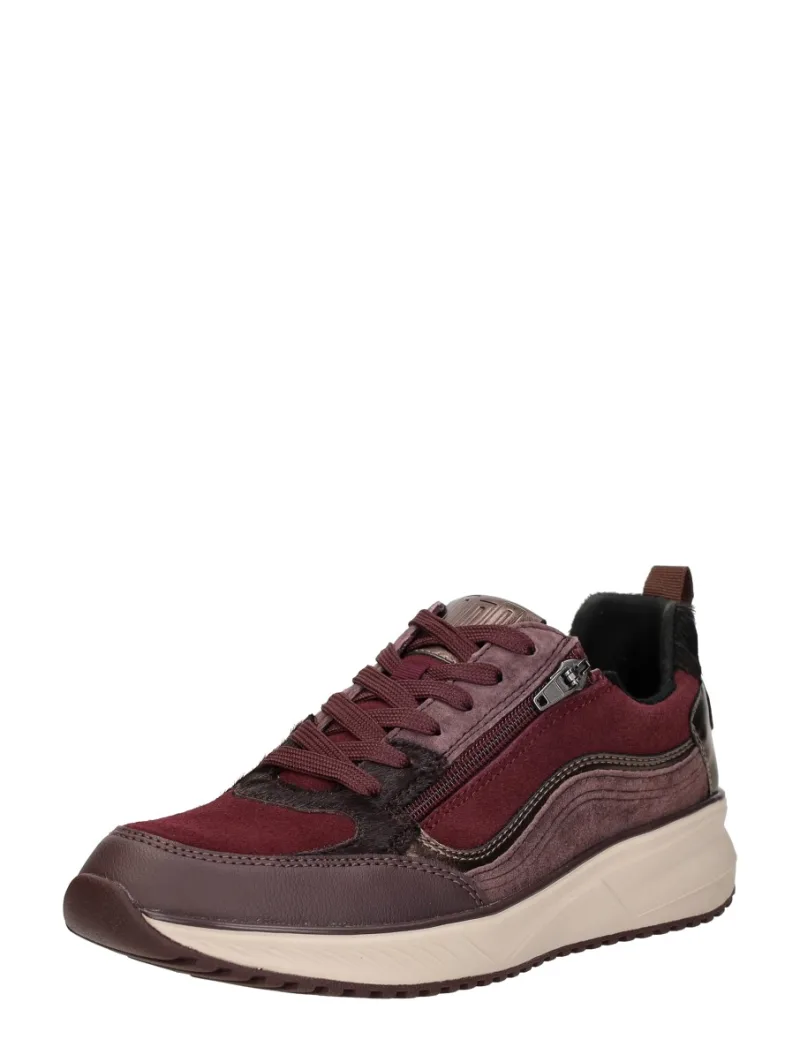 Waldläufer H-Macie, lage veterschoenen voor dames in bordeaux, foto 2 van 2