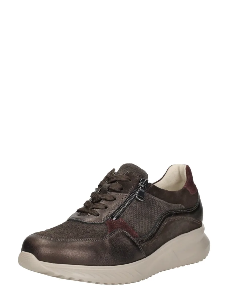 Waldläufer K-Janka, lage veterschoenen voor dames in donkerbruin, foto 2 van 2