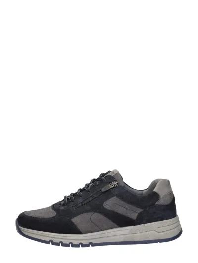 Waldläufer H-Anton, lage veterschoenen voor heren in blauw, foto 1 van 4
