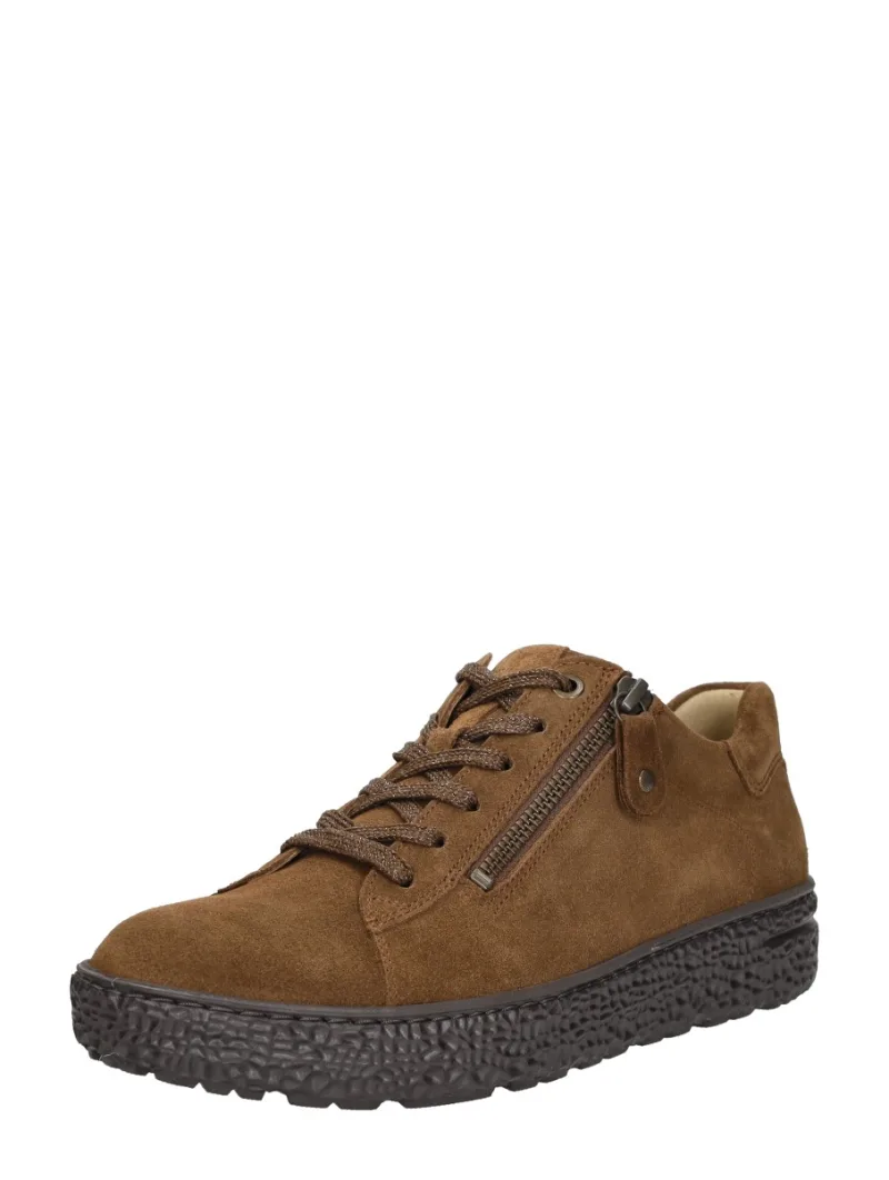 Hartjes Phil Shoe, lage veterschoenen voor dames in cognac, foto 2 van 2