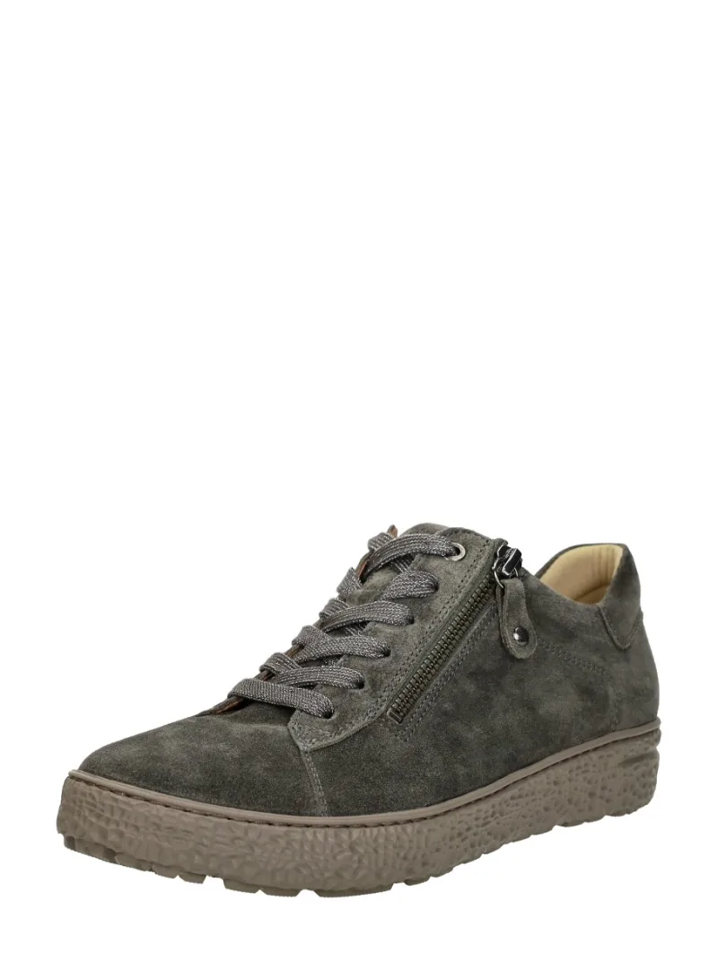 Hartjes Phil Shoe, lage veterschoenen voor dames in groen, foto 2 van 2