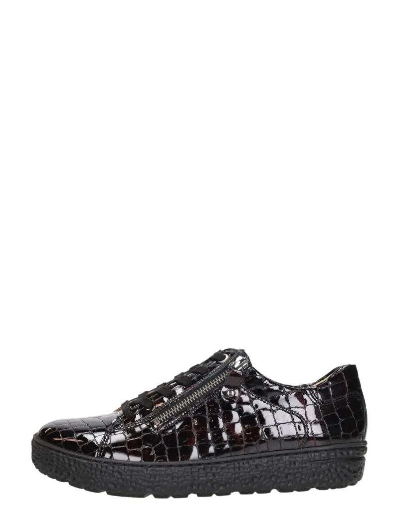 Hartjes Phil Shoe, lage veterschoenen voor dames in bordeaux