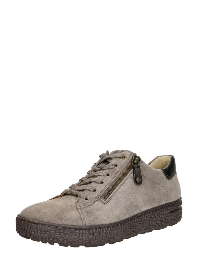 Hartjes Phil Shoe, lage veterschoenen voor dames in taupe, foto 2 van 2