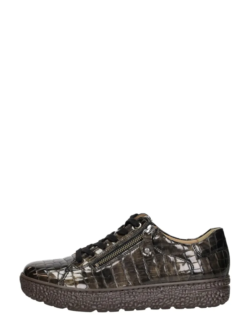 Hartjes Phil Shoe, lage veterschoenen voor dames in taupe, foto 1 van 5