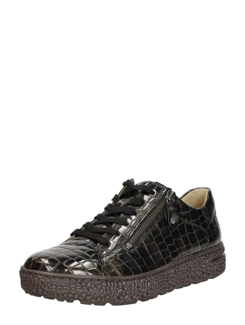 Hartjes Phil Shoe, lage veterschoenen voor dames in taupe, foto 2 van 2