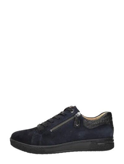 Hartjes Sophie Shoe, lage veterschoenen voor dames in blauw, foto 1 van 4