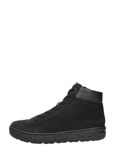 Hartjes Phil Boot, hoge veterschoenen voor dames in zwart, foto 1 van 4