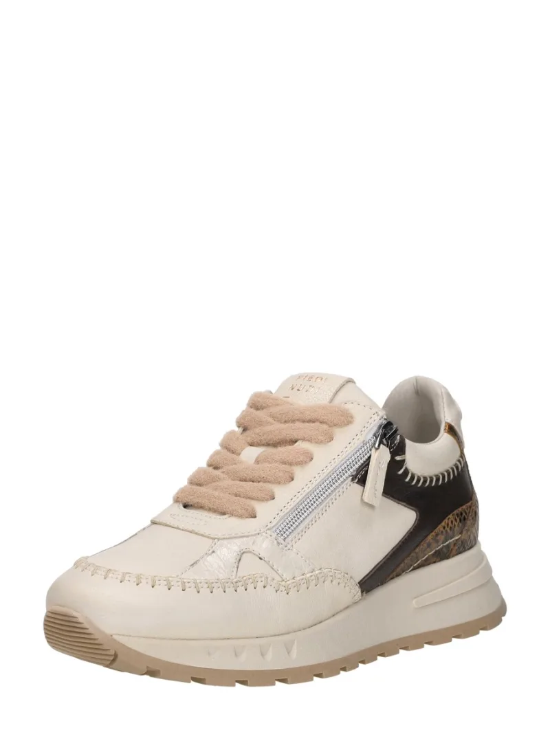 Piedi Nudi Hedy, lage sneakers voor dames in gebroken wit, foto 2 van 2