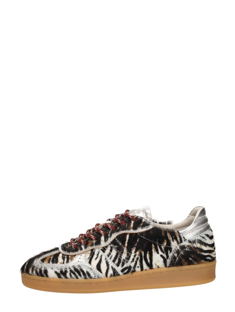 Piedi Nudi Imola, lage sneakers voor dames in donkerbruin