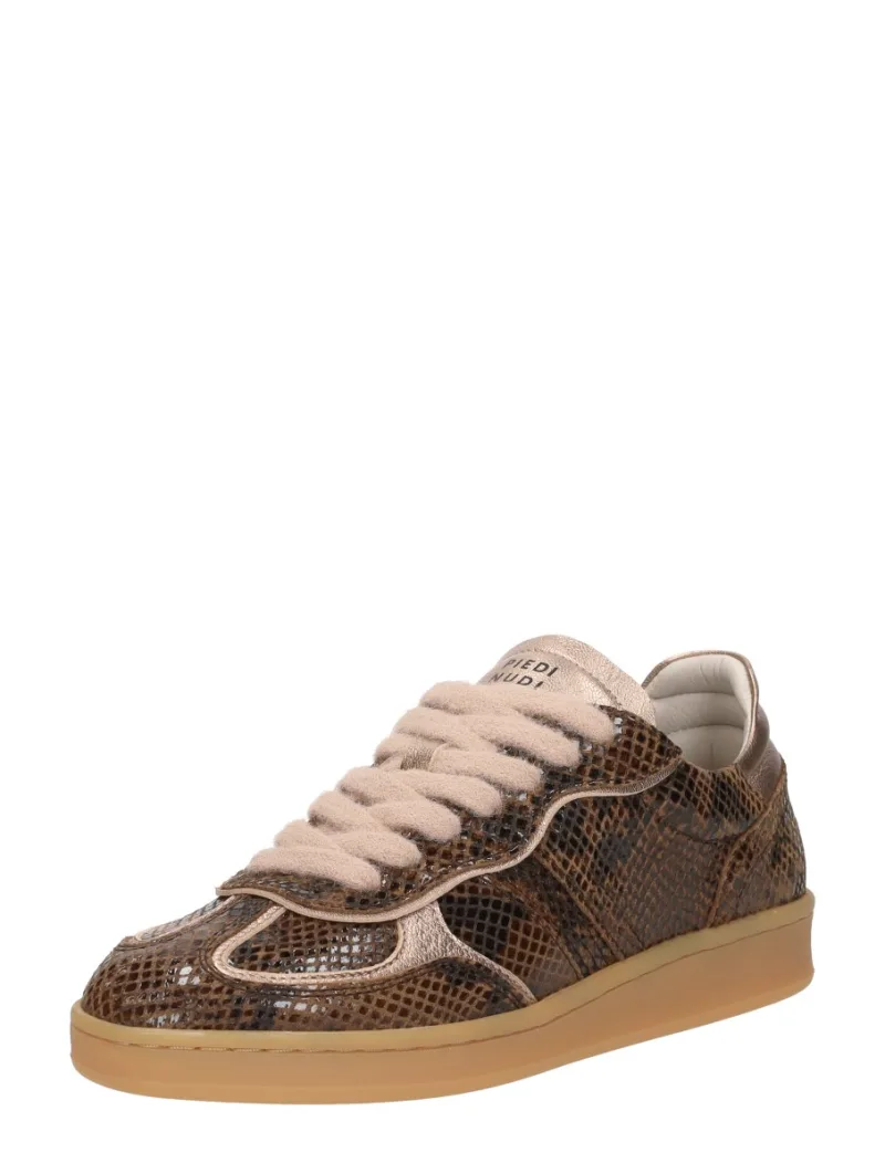 Piedi Nudi Imola middel bruin, lage sneakers voor dames in middelbruin, foto 2 van 2