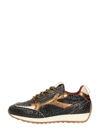 Piedi Nudi Hera, lage sneakers voor dames in zwart, foto 1 van 4