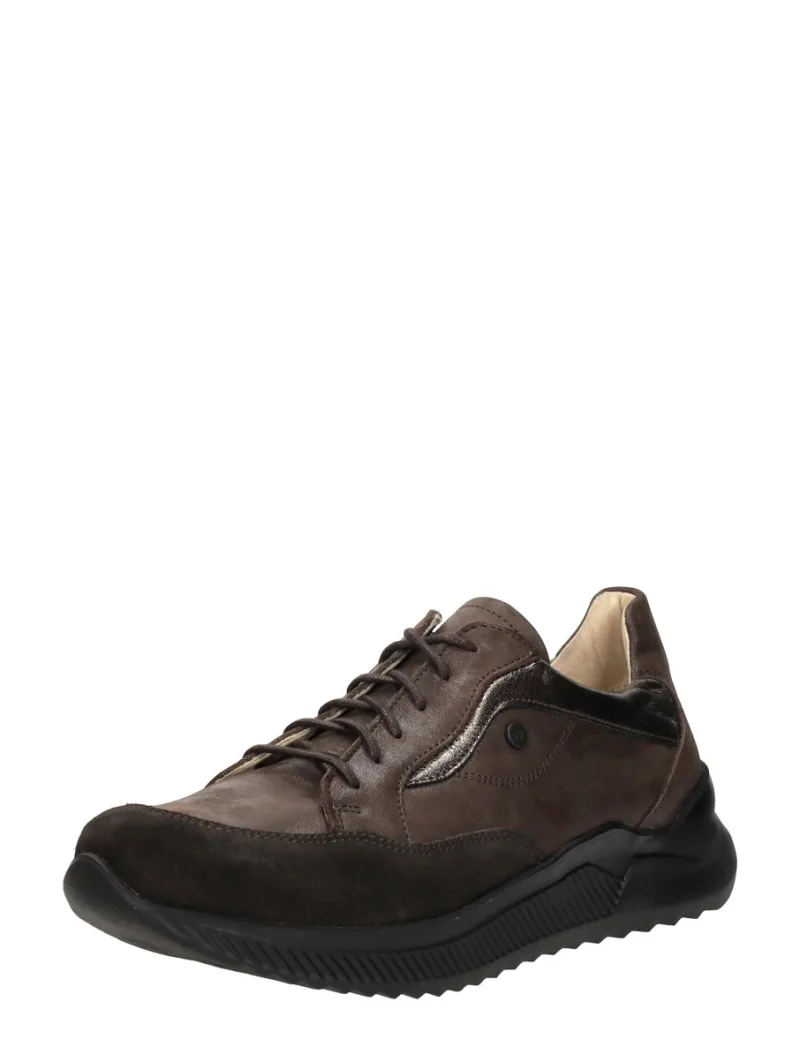 Wolky E-Move, lage veterschoenen voor dames in donkerbruin, foto 2 van 2