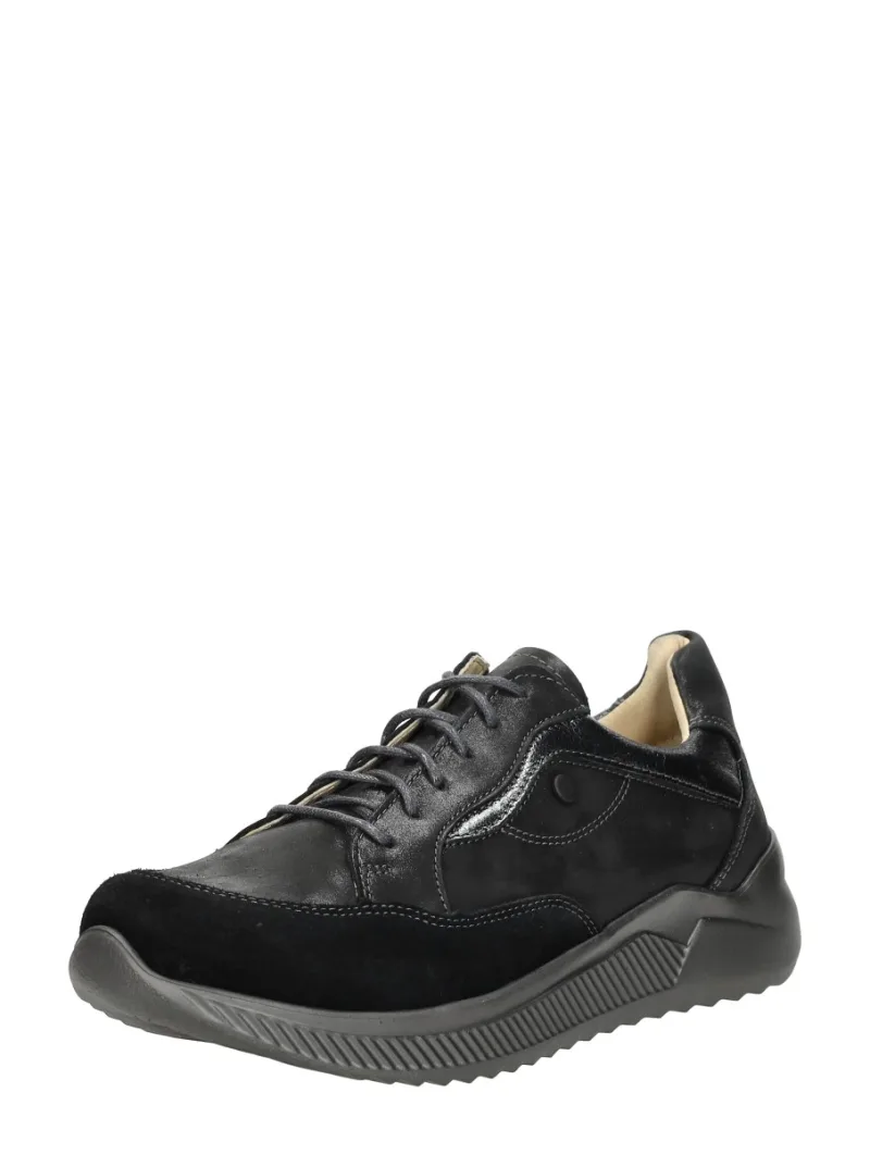 Wolky E-Move, lage veterschoenen voor dames in zwart, foto 2 van 2
