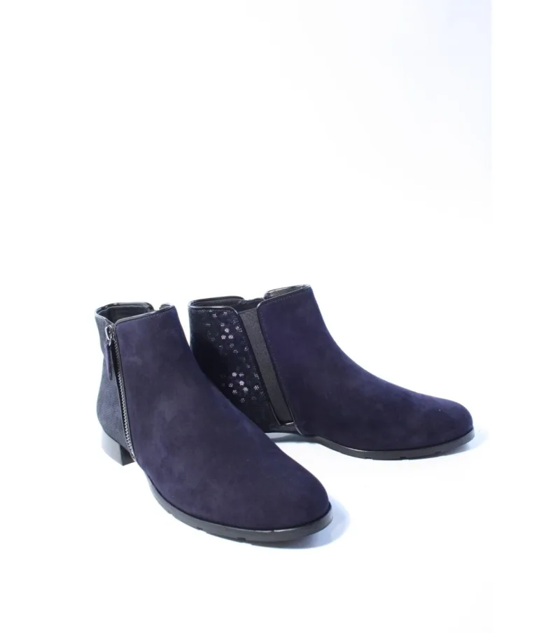 Hassia Madeira 302113, enkellaarsjes & boots voor dames in blauw