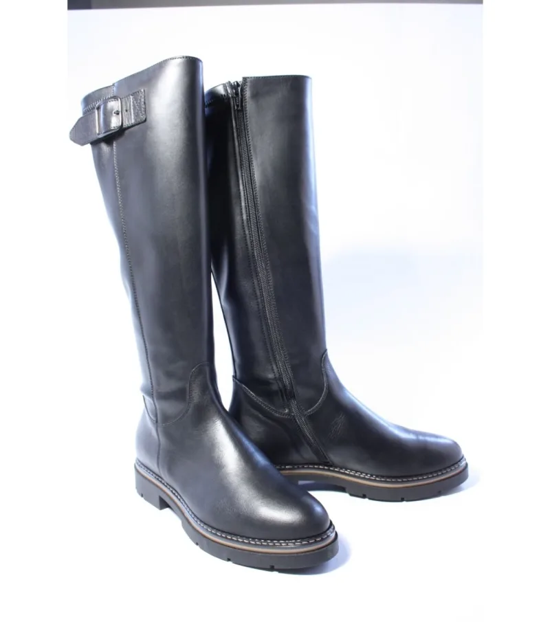 DL Sport 6378, laarzen voor dames in zwart