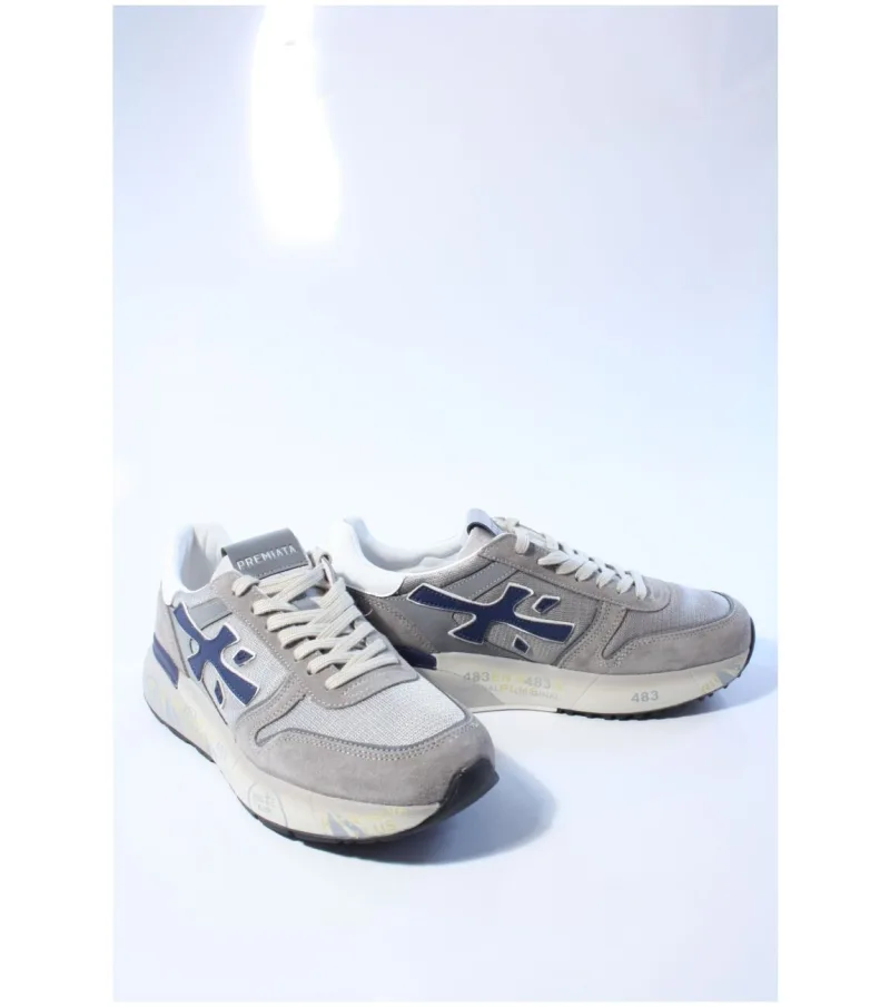 Premiata MICK 8001, sneakers voor heren in grijs