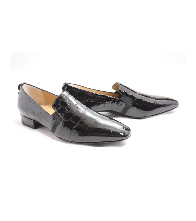 Nalini 20I043, instappers & loafers voor dames in zwart