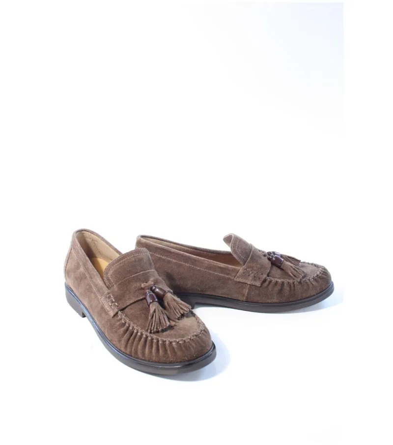 Gabor 4009.02.003, instappers & loafers voor dames in bruin