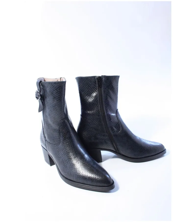 DL Sport 7231 Versione 02, enkellaarsjes & boots voor dames in blauw