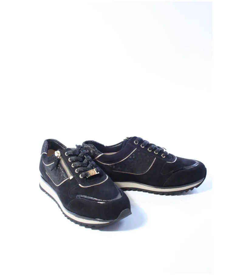 Hassia 302034 Porto, sneakers voor dames in zwart