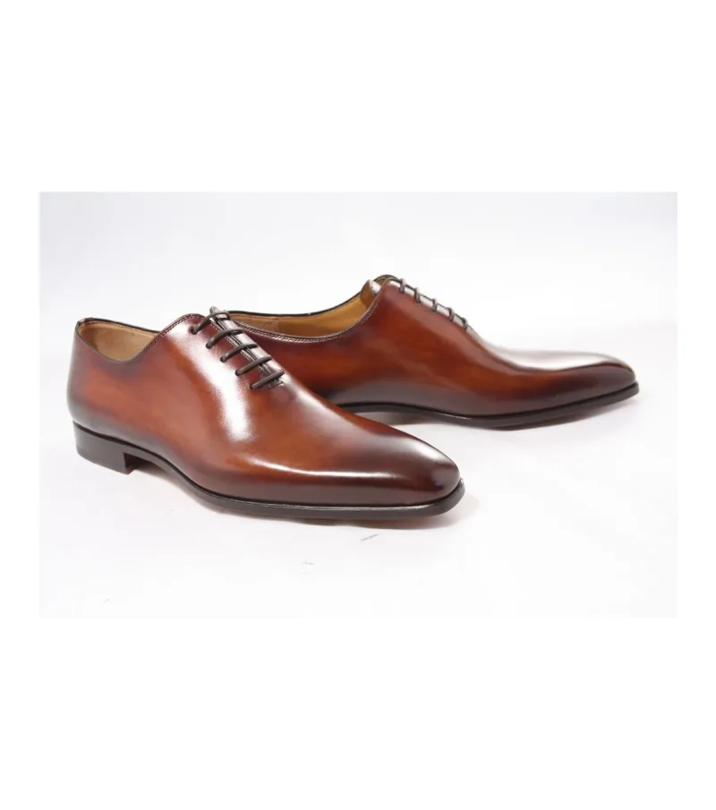 Magnanni 23806, veterschoenen voor heren in cognac