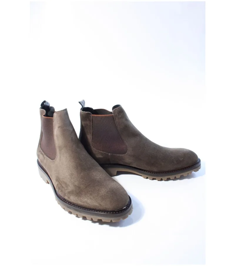 Floris Van Bommel boots sportief, enkellaarsjes & boots voor heren in taupe
