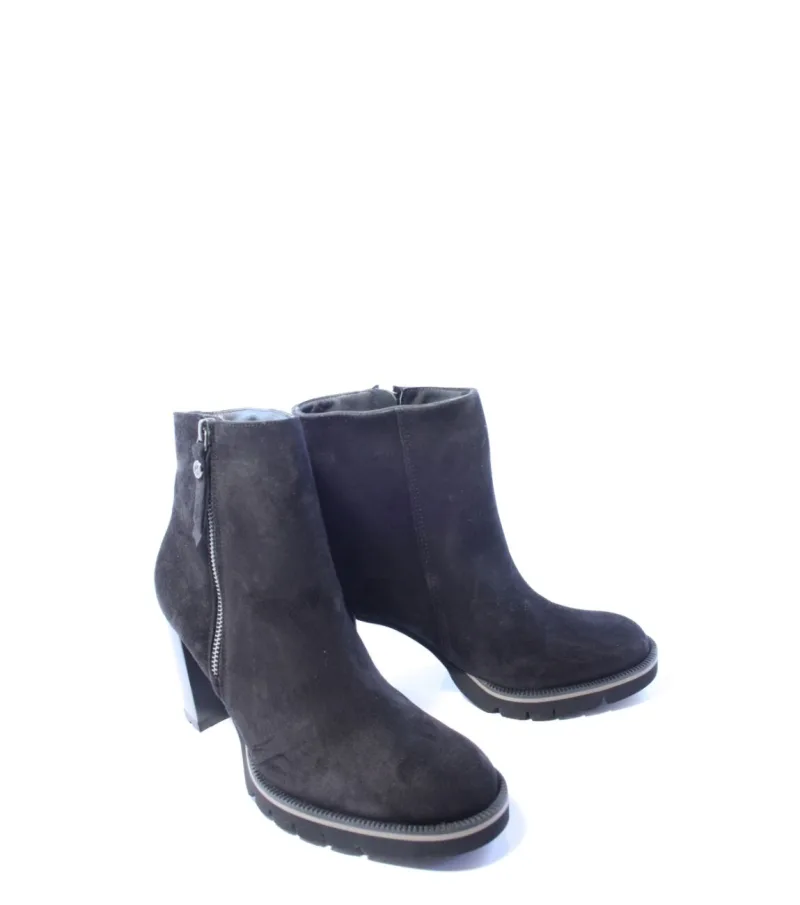 Paul Green 8054, enkellaarsjes & boots voor dames in zwart