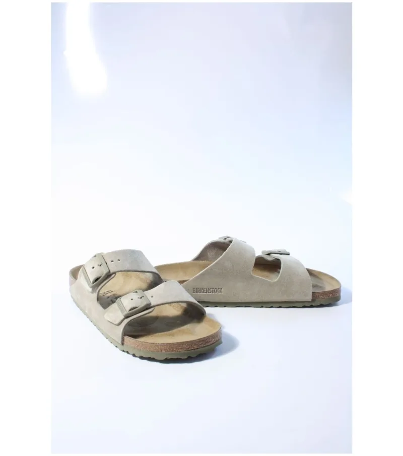 Birkenstock Arizona BS, slippers voor heren in groen
